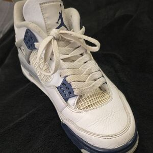 Jordan White and Navy Sneaker